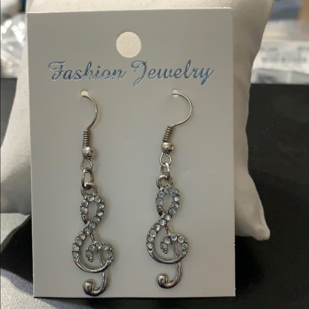 Treble Clef Earrings